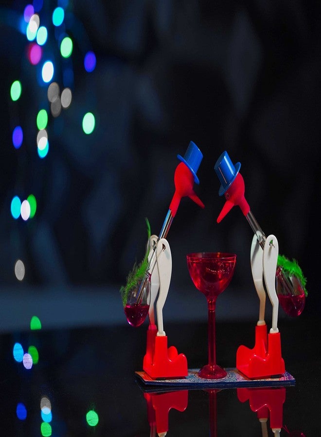 MANGO PIE Drinking Bird Perpetual Motion Science Toy | Classic Dippy Bird Physics Experiment | Educational STEM Desk Toy | Office & Home Decor Gift - Image 3